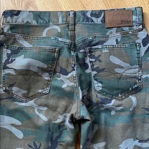 Ralph Lauren Astor Slim Boyfriend Camouflage Pants